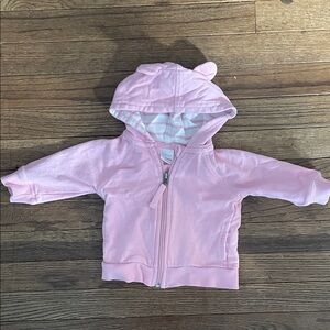 Hanna Andersson Pink Kids Hoodie with ears